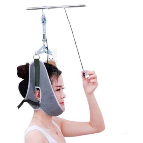 Cervical vertebra tractor hanging cervical traction apparatus household neck lumbar traction frame stretching treatment