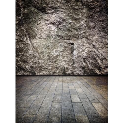 VinylBDS No Wrinkles Photo Backdrops 10X10Ft Backdrops Wood Floor Brick Wall Photography Backdrop Children