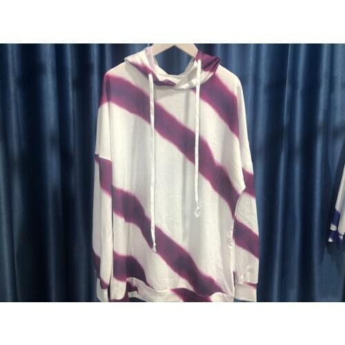 Autumn Winter Women Sweatshirt Long Sleeve Pullover Top striped loose casual hoodies 2020