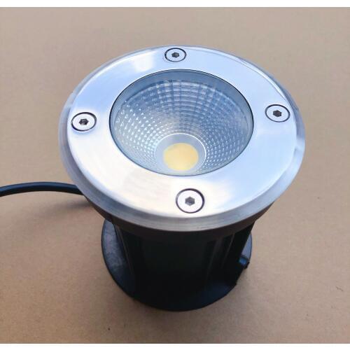 15W Dimmable LED Underground Light IP65 Buried Ground Floor Recessed Lamp AC110V-240V Outdoor Flood Lamps DC12V