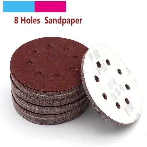 20pcs 125mm Abrasive Self Adhesive Sanding Disc Grit 40 ~ 2000 Polishing Sandpaper for Metal Wood Sander Power Tools Accessories