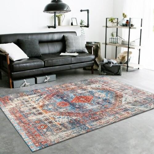 American vintage carpet living room sofa carpet Nordic minimalist bedroom carpet Turkish carpet can be washed custom