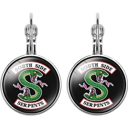 American TV Sitcom and Film Riverdale Fashion gem Ring glass zinc Alloy bracelet whole sale trendy wristband for women or men