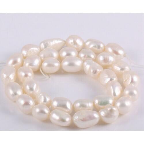Natural Freshwater Pearl Beads High Quality Big Beads for Women Gifts Jewelry Making Bracelet Necklace Size7-11mm