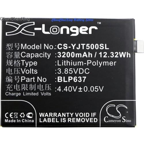 Cameron Sino 3200mAh Battery BLP637 for Oneplus 5, 5 Dual SIM, A5000, A5010, 5T Star Wars Limited Edition