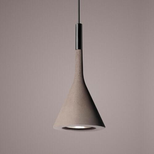 Cement lamp Nordic Led E27 industrial pendant light Restaurant Bar Living Room Bedroom Island Kitchen suspension light