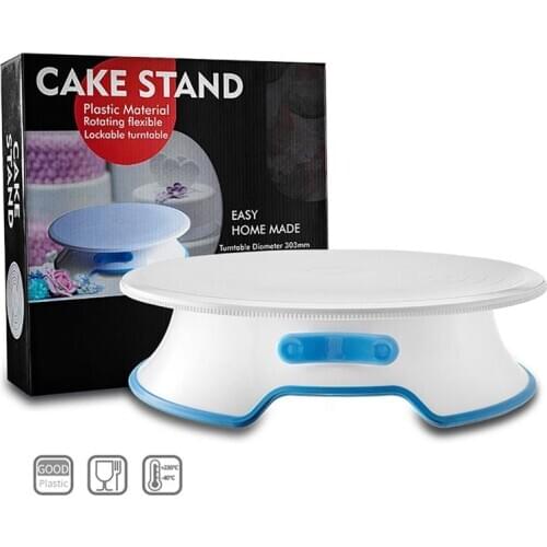 DIY Cake Turntable Baking Mold Cake Plate Rotating Round Cake Decorating Tools Rotary Table Pastry Supplies Baking Accessories