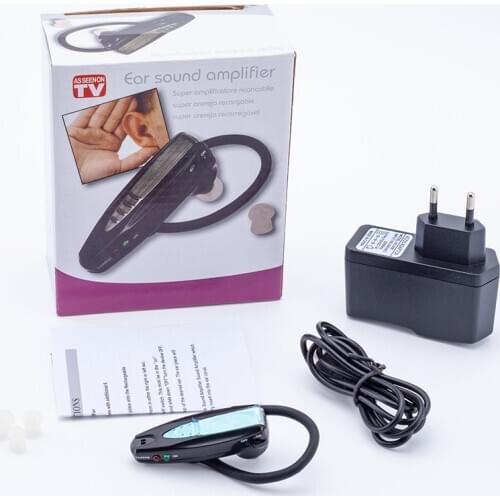 Loudly High Power Hearing Aids Elderly BTE Ear Hearing Amplifier USB Rechargeable Hearing Aid Adjustable Volume Sound Amplifier