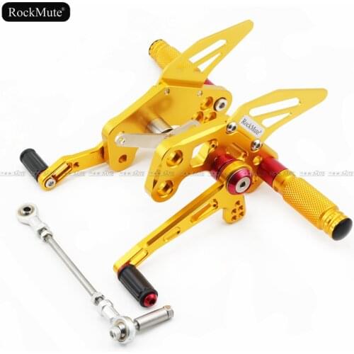 Motorcycle Rearsets For Kawasaki Z125/Pro 2016 2017 2018 2019 CNC Adjustable Footrest Foot Pegs Shift Lever Brake Pedal Rear Set