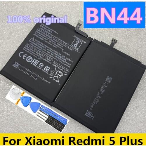 Original Battery BN44 4000mAh For Xiaomi Mi Redmi 5 plus 5.99" Redrice 5 Plus Cell Phone Batteries
