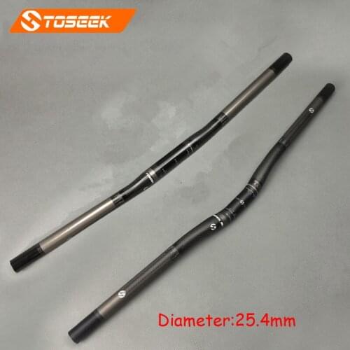 Full carbon fiber bicycle handlebar road bike flat rise handlebar mtb 25.4mm bicicleta bicycle parts