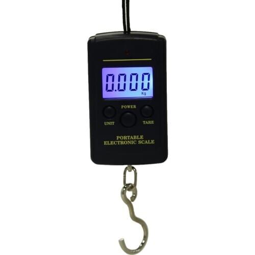 Portable 40kg/10g Electronic Hanging Weight Hook Digital Balance Scale Multifunctional Handy Pocket Weighing Hook Scale