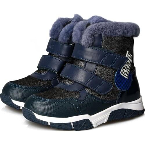 PRINCE PARD Leather Boots For Girls