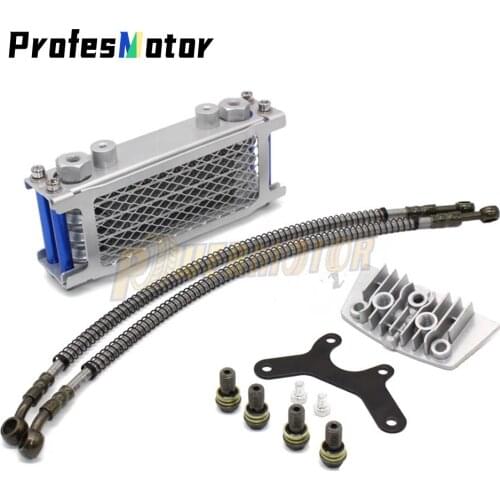 Motorcycle Engine Oil Cooler Radiator For Loncin Zongshen Lifan Shineray Yinxiang Kayo Bosuer Xmoto 50CC 70CC 90CC 110CC Engine