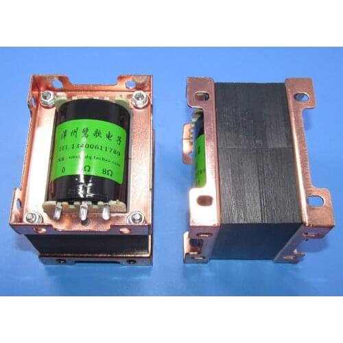 10K push-pull output transformer, power 8W EI57 double E core, primary wire diameter 0.13mm, can pass 35mA current