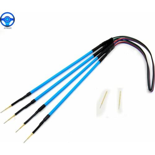 High Quality 4pcs/Set OBD II Scanner Probe Pens For ECU Board With Connect Cable Replacement LED BDM FRAME