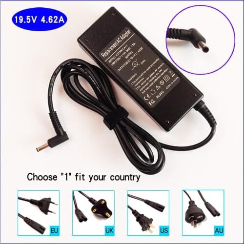 19.5V 4.62A Laptop PC Ac Adapter Battery Charger for HP Envy 17t-j100 17z-j100 17-j020us 17-j030us 17-j040us 17-j050us