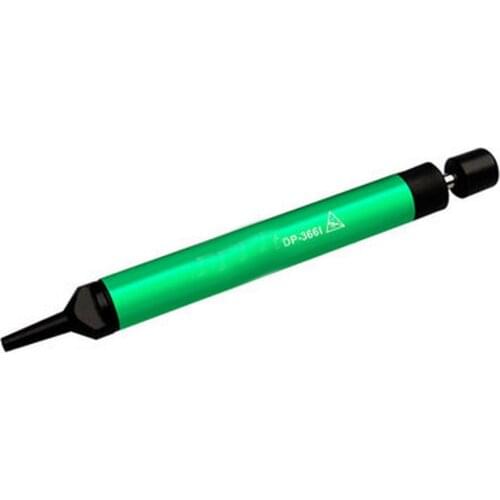 1pc Aluminum Alloy Pen Type Tin Absorber Single-Hand Tin Removal Pump Manual Strong Suction Gun for Craftsmen Engineers 12.5cm