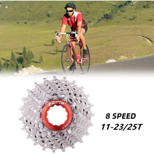 1PC 8/24 Speed 11-23/25T Freewheel Mounain Road Bike Cassette Flywheel Sprocket Bike Accessories Cost-effective Flywheel
