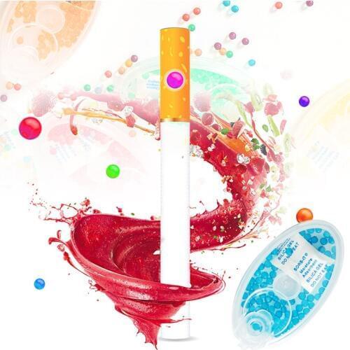 100PCS/Box Cigarette Blast Beads Portable DIY Filter Capsule Fruit Mint Flavor Pops Beads Cigarette Accessories Smoking Holder
