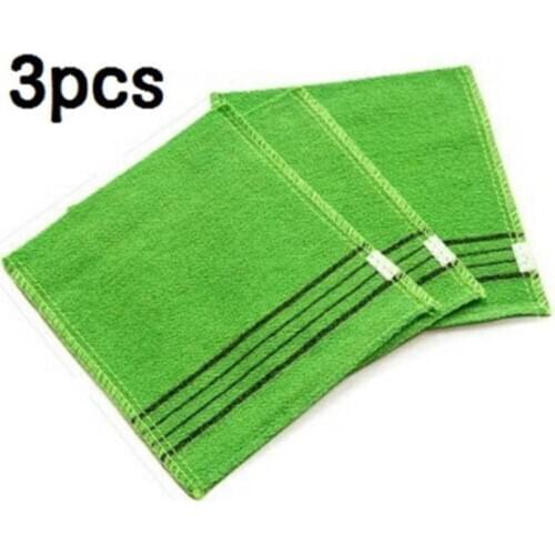 3/5x Exfoliating Bath Towel Shower Cloth Body Clean Washing Scrubbing Towel New