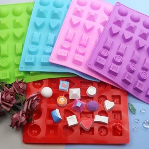 30 Groups of 6 Groups of Silicone Chocolate Mold, Maltose Mold, Homemade DIY Baking Mold Silicon Mold