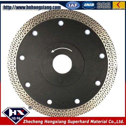 Diamond saw blade 115mm Ultra thin Turbo Cutting Blade for Porcelain Tile Diamond Disk Inner Hole 22.23mm with two side flanged