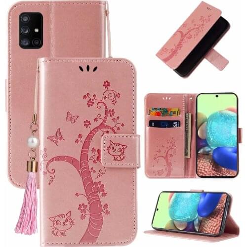 Case For Samsung Galaxy A21s A31 A41 A51 A71 A81 A10 A20E A50 A70 M01 M31 M51 A20s S20 Fe note 20 ultra S10 Flip Leather case