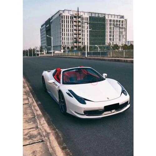 For Ferrari 458 carbon fiber, front corner, front lip, spoiler, body kit, car modification, auto parts