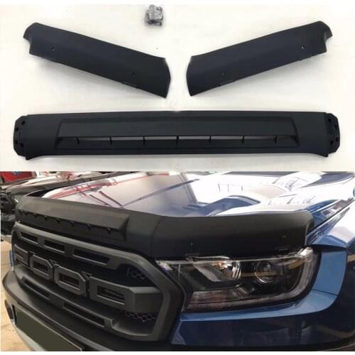 Bonnet Hood Trims Car PART SAND AND STONE STOPPER GUARD PLATE Engine Bonnet Cover Front bonnet Protector FIT FOR RANGER T6 T7 T8