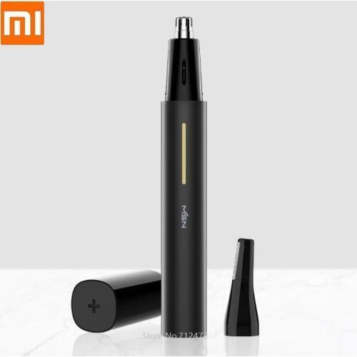 New Mijia 2-in-1 Electric Nose Hair Trimmer Double cutter head Nose Hair Eyebrow Shaver Clipper Waterproof Safe Trimmer