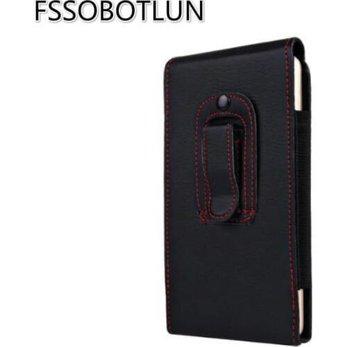 FSSOBOTLUN,5.5-6.0"For Huawei Nova Lite Plus Phone Holsters PU Leather Case Clip Belt Pouch For Huawei P Smart (Enjoy 7S)