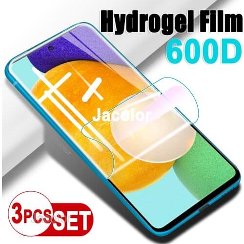 3PCS Hydrogel Film For Samsung Galaxy A72 A52 A42 A32 A21 A21S A71 A51 Water Gel Films Samsumg A 72 52 21S Not Protective Glass