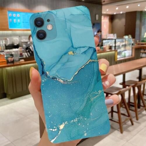 Dream Watercolor Phone Case For Oppo Realme C12 C21 7i 8 Pro 7 C3 Painted Marble Pattern Soft TPU Silicone Protect Back Cover