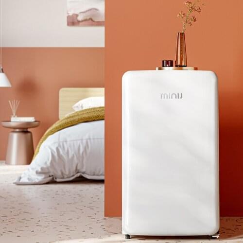 GY Retro Refrigerator Household Small Single Door Mini Refrigerated Mini Refrigerator Dormitory