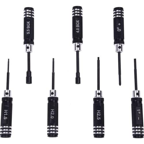 Set Of 7 Hex Screwdriver Tool Kit For RC Car Helicopter Plane