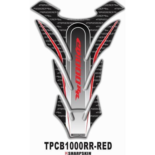 New Motorcycle 3D Edge Gel Fuel Tank Pad Stickers Gas Fuel Oil Tank Protective Accessories Decals For HONDA CB1000RR cb 1000rr