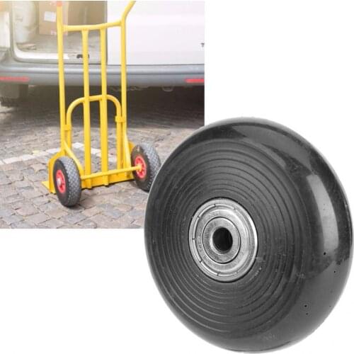 2.5" Trolley Caster Wheel 608ZZ PU Bearing Casters Rollers Replacement For Small Carts / Doors Furnitures Hardware 64*19*6mm