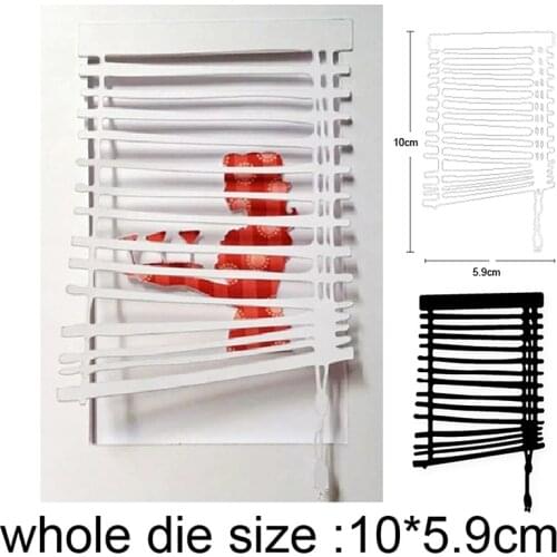 Christmas Window Curtain Frame Metal Cutting Dies Stencils dies For DIY Scrapbook Paper Card Decor Craft dies Embossing Die Cuts