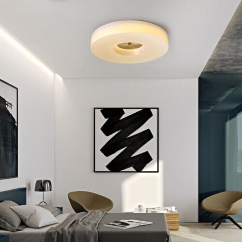 Bedroom Ceiling Lamp Modern Led Round Creative Personality Simple Study Modern Simple Lights Fexture