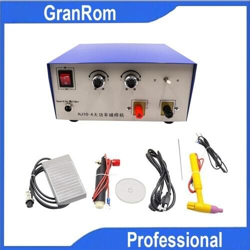 Pulse Spot Welding Machine 100A Necklace Bracelet Laser Spot Welder Jewelry Gold and Silver Line Welding Tool