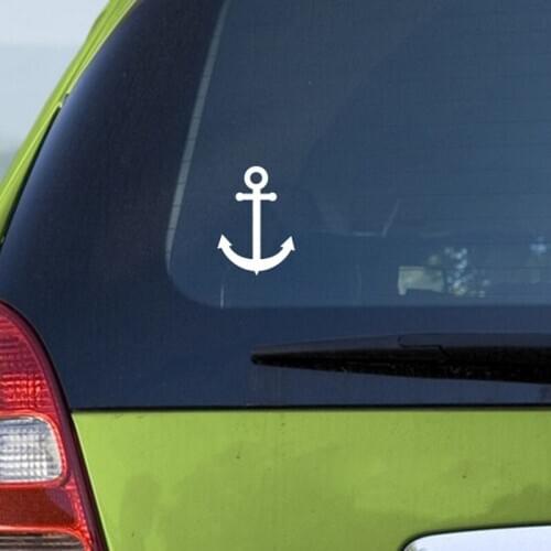 Anchor Vinyl Decal Sticker Anchor Decal Laptop Sticker 15x4cm