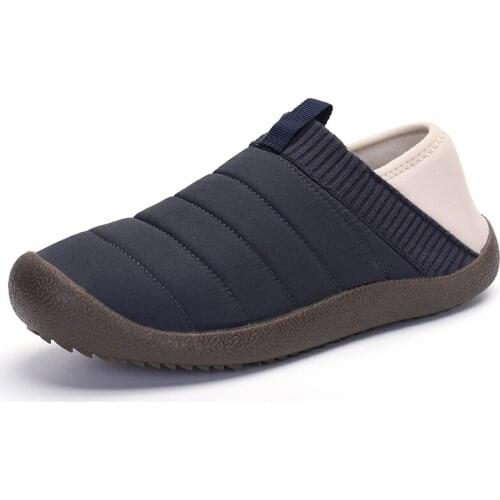 Waterproof Winter Men Casual Shoes Couple Snow Boots Women Shoes Antiskid Bottom Keep Warm Indoor Cotton Slippers Mans Footwear