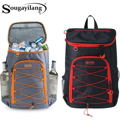 Sougayilang Fishing Backpack Waterproof Tactical Winter Wear-resistant Waterproof Fishing Bag Outdoor Sport Simple Travel Tackle