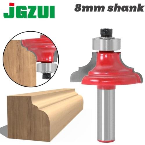 1pcs 8mm Shank wood router bit Straight end mill trimmer cleaning flush trim corner round cove box bits tools Milling Cutter