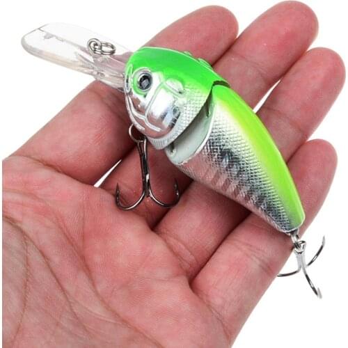 1Pcs Crankbait Fishing Wobblers 14.2g 8.5cm 6 colors Available Artificial Crank Baits For Pike Bass Fishing Lure Pesca Tackle