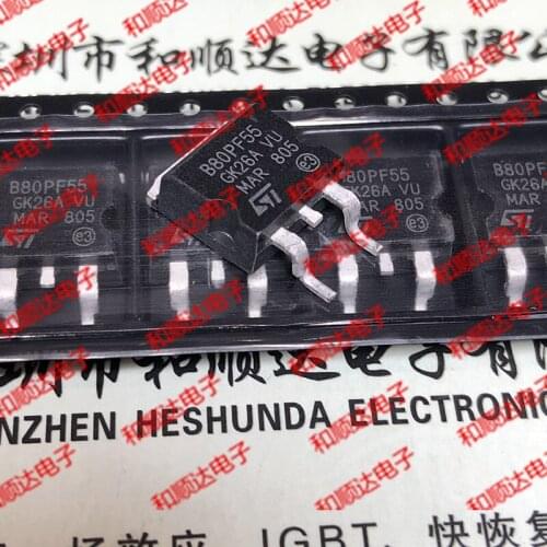 10pcs/lot B80PF55 STB80PF55 New spot TO-263 55V 80A