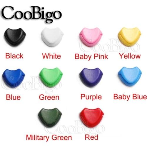 10pcs Colorful Zipper Pull Plastic Cord Ends Lock Stopper For Rope Paracord Apparel Bag Parts Accessories