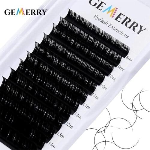 16 Row Lashes Individual Eyelashes Extension Natural Soft for Makeup False Eyelashes Faux Mink Artificial Cils Classic Lash