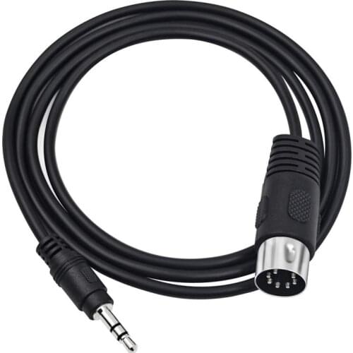 7pin DIN Cable,7-Pin Din Male to 3.5mm(1/8in) Stereo Male Professional Premium Audio Cable for Bang & Olufsen, Naim, Quad Stereo